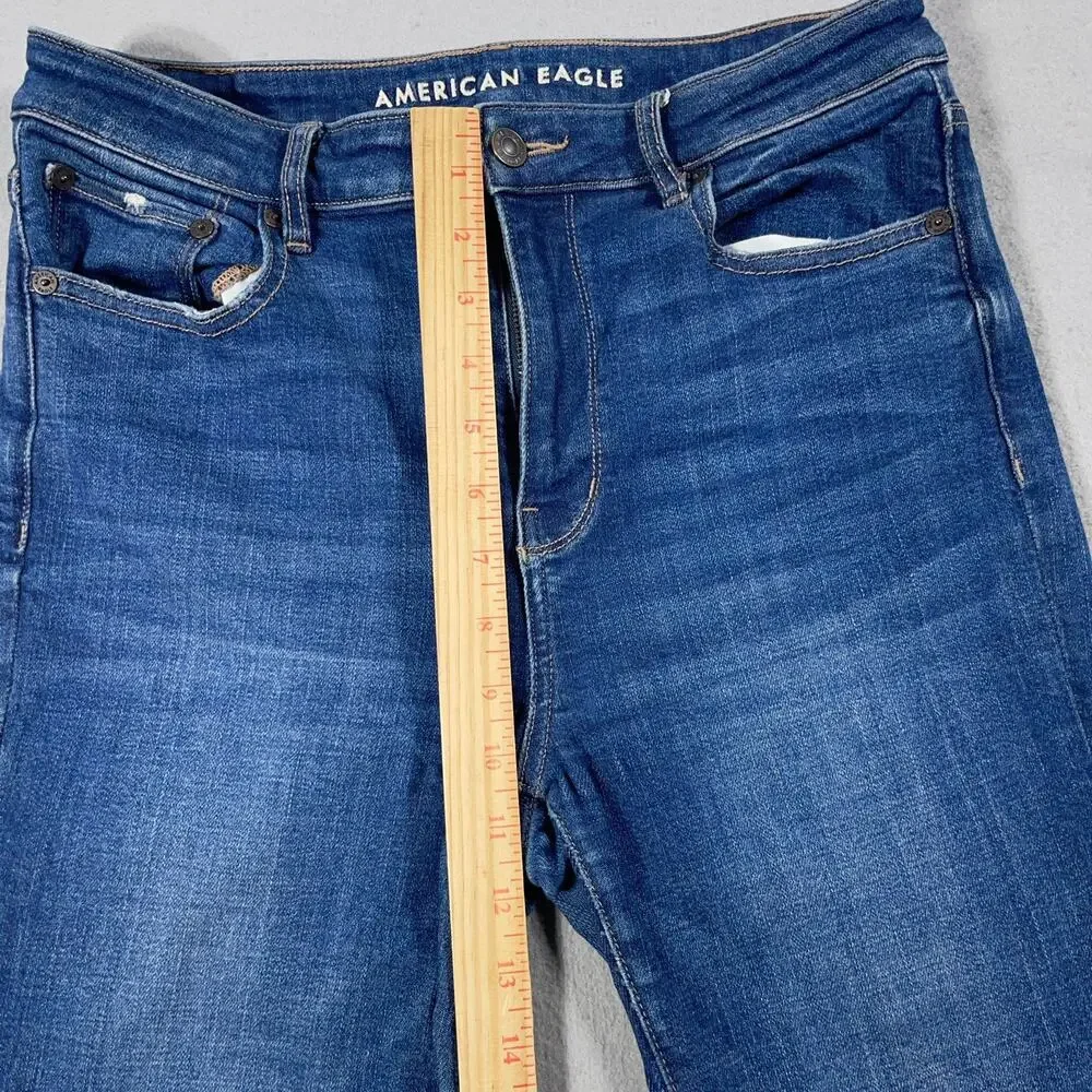 American Eagle Outfitters Women's Blue Flare Jeans